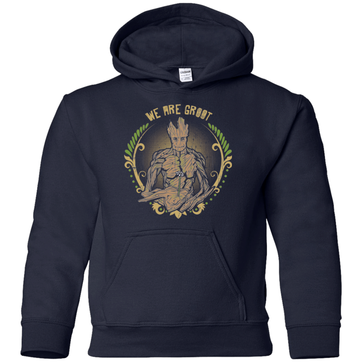 Sweatshirts Navy / YS We are Groot Youth Hoodie
