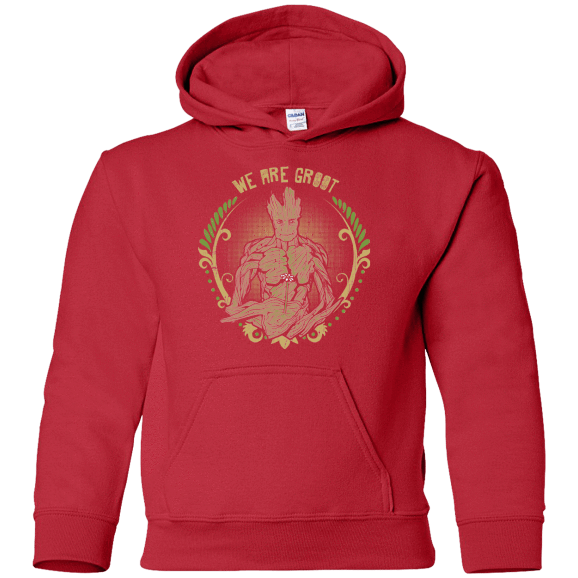 Sweatshirts Red / YS We are Groot Youth Hoodie