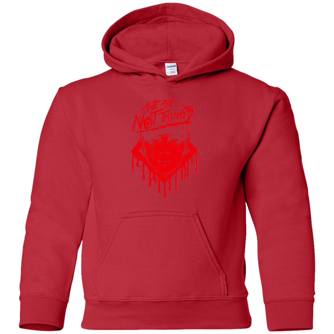 Sweatshirts Red / YS We Are Not Things Youth Hoodie