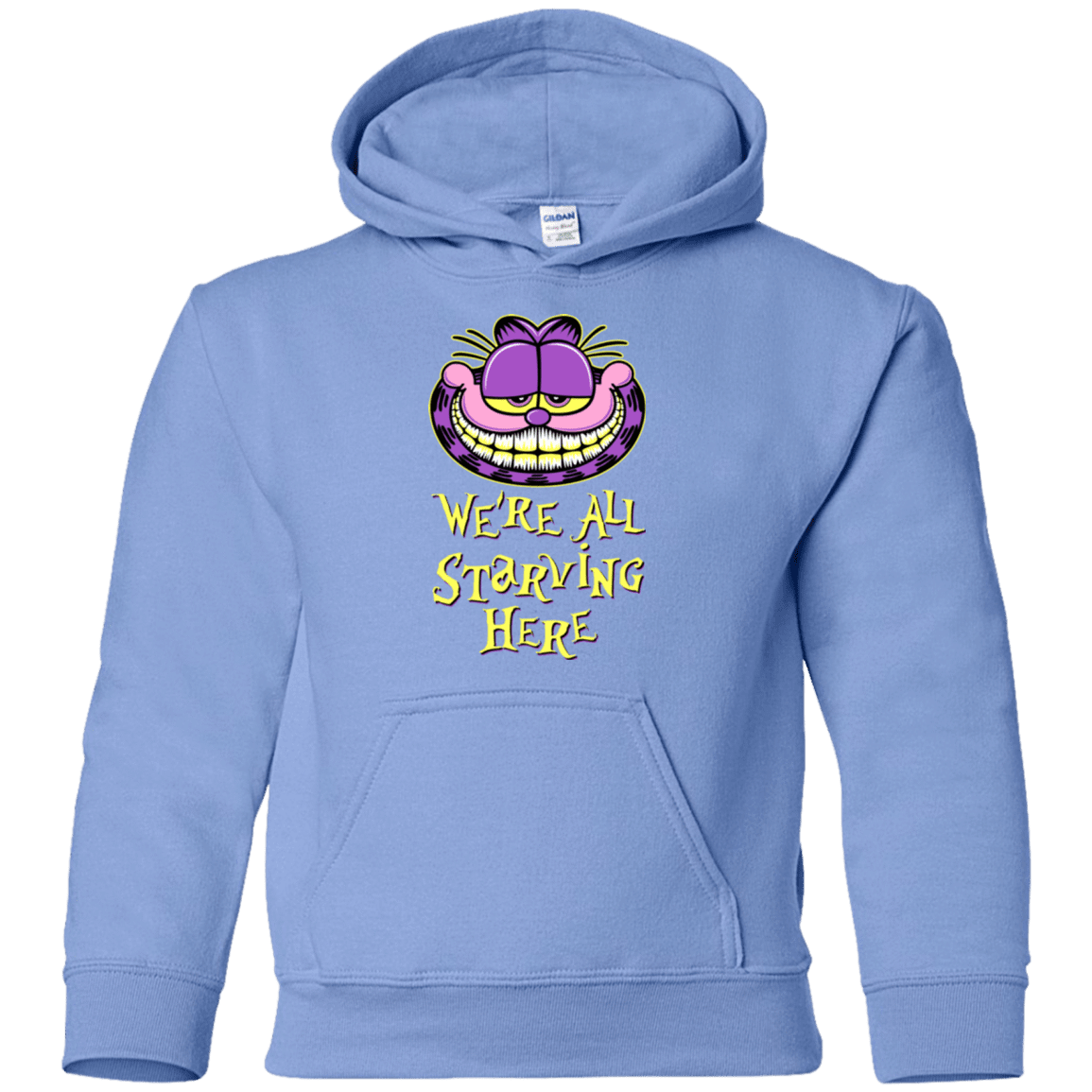 Sweatshirts Carolina Blue / YS We're all starving Youth Hoodie