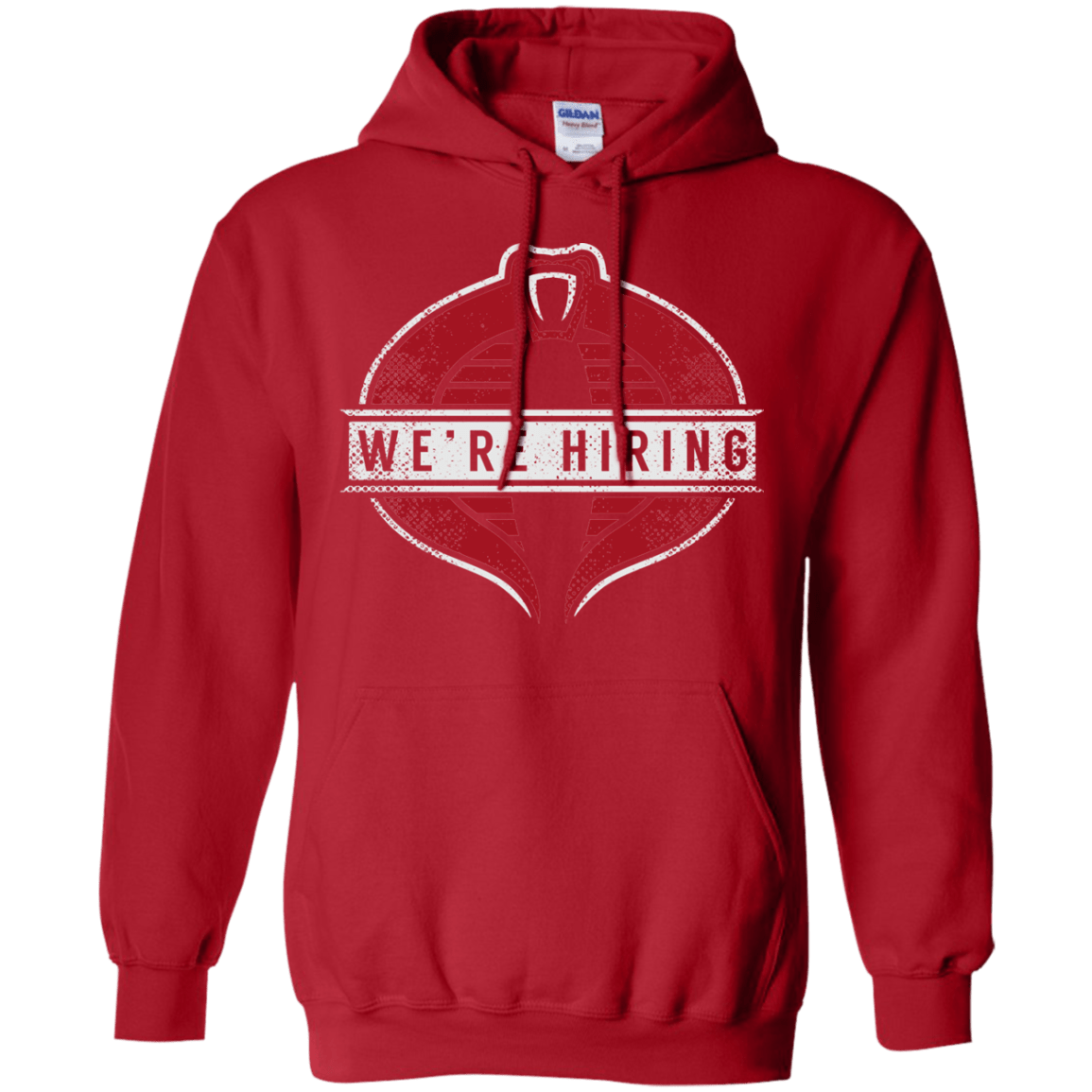 Sweatshirts Red / S We're Hiring Pullover Hoodie