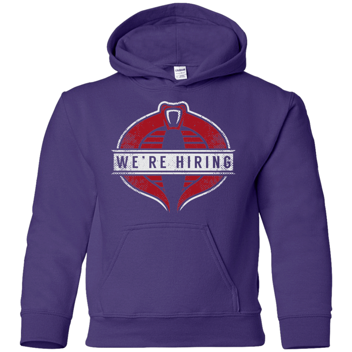Sweatshirts Purple / YS We're Hiring Youth Hoodie