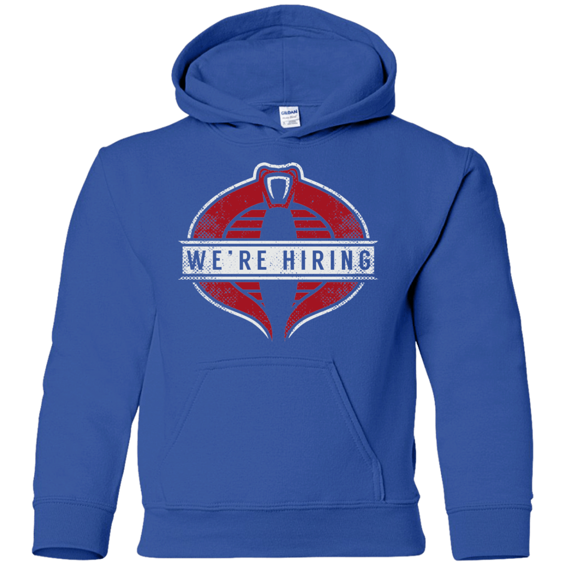 Sweatshirts Royal / YS We're Hiring Youth Hoodie