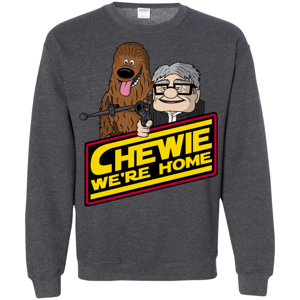 Sweatshirts Dark Heather / S We're home Crewneck Sweatshirt