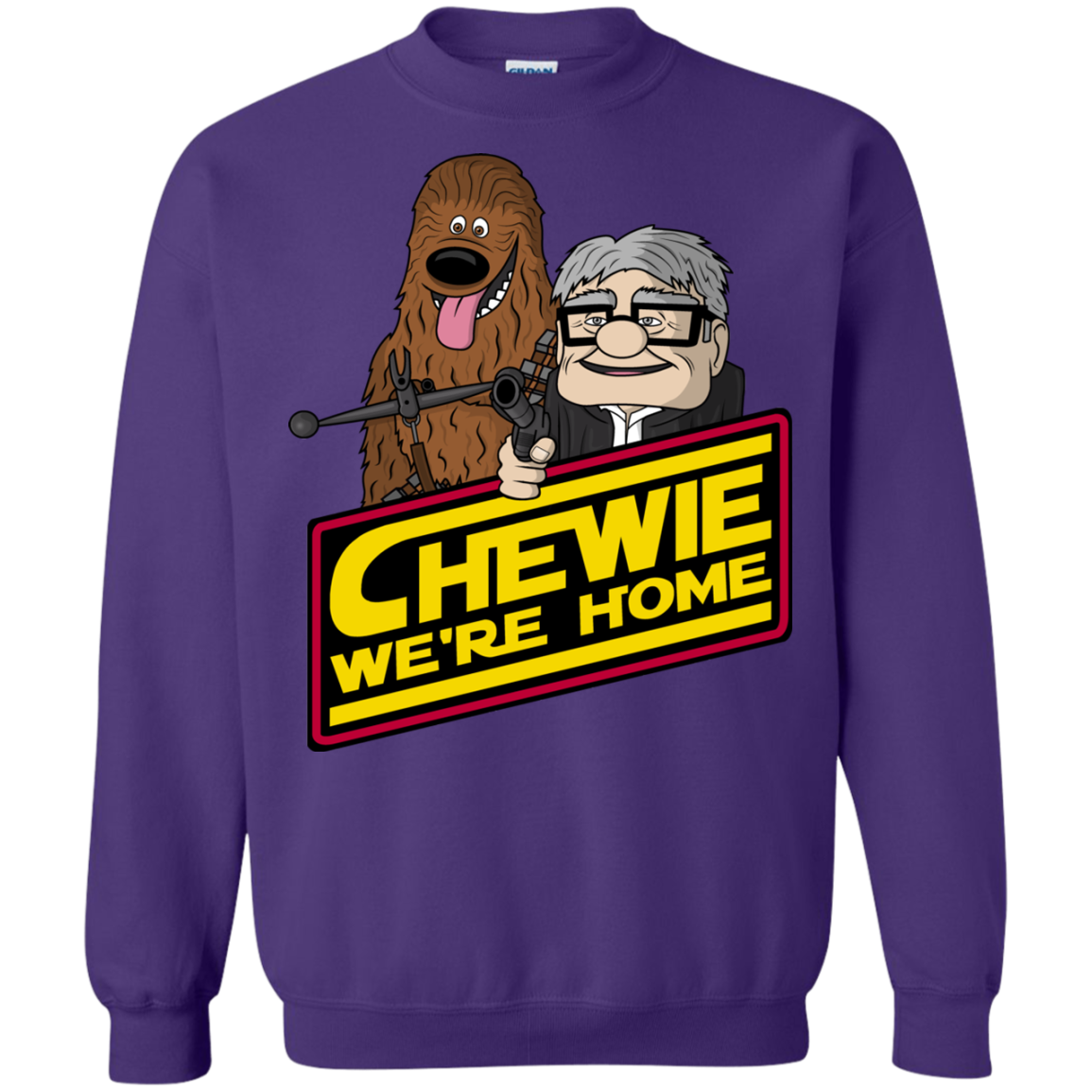 Sweatshirts Purple / S We're home Crewneck Sweatshirt