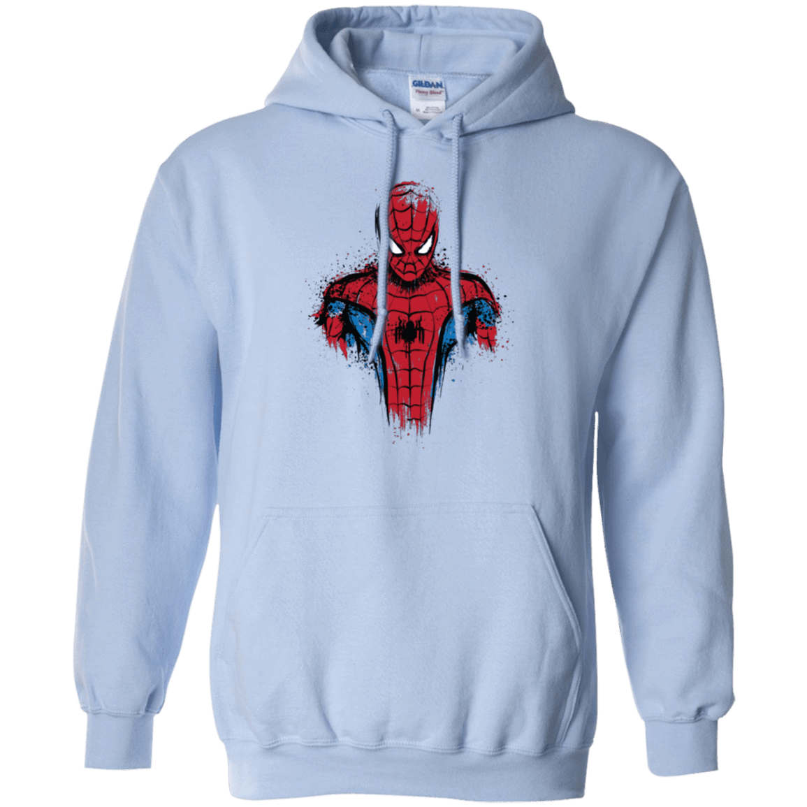 Sweatshirts Light Blue / Small Web warrior Pullover Hoodie