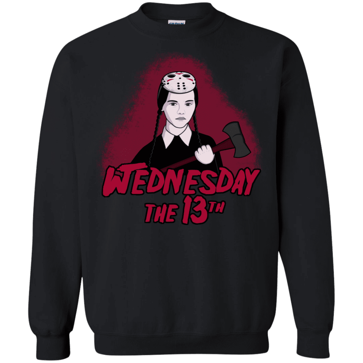 Sweatshirts Black / S Wednesday The 13th Crewneck Sweatshirt