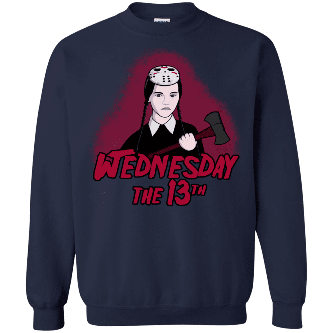 Sweatshirts Navy / S Wednesday The 13th Crewneck Sweatshirt