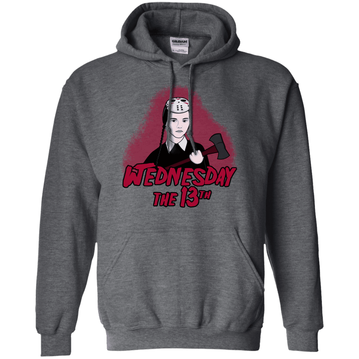 Sweatshirts Dark Heather / S Wednesday The 13th Pullover Hoodie