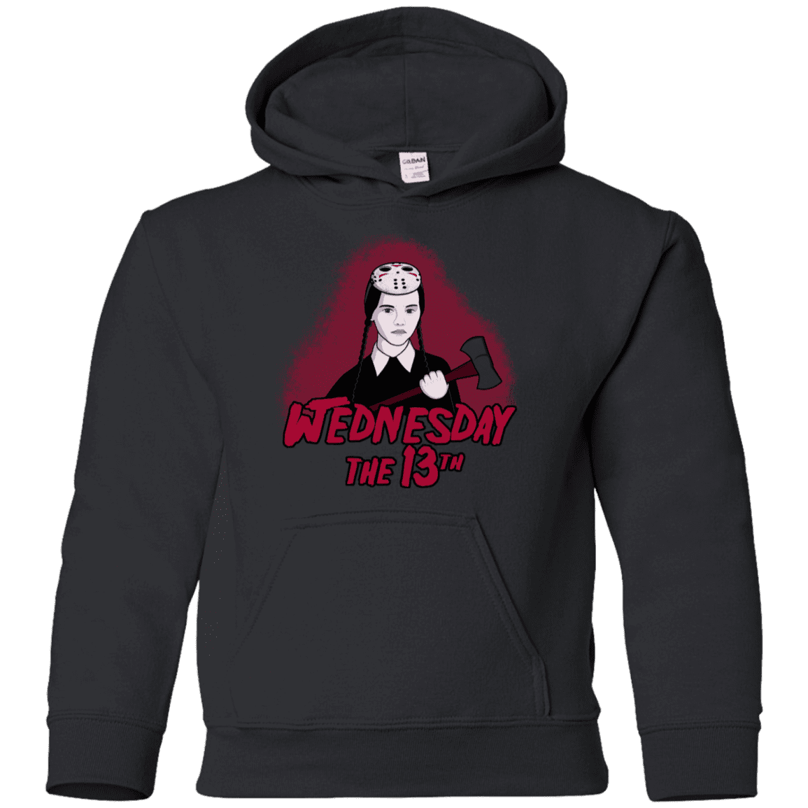 Sweatshirts Black / YS Wednesday The 13th Youth Hoodie