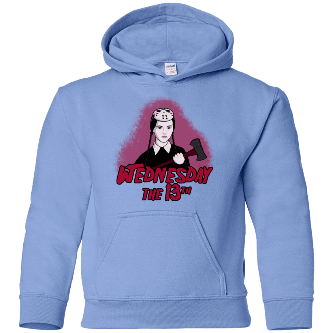 Sweatshirts Carolina Blue / YS Wednesday The 13th Youth Hoodie
