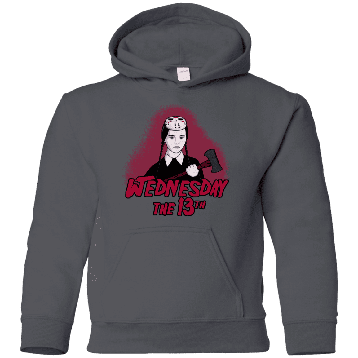 Sweatshirts Charcoal / YS Wednesday The 13th Youth Hoodie