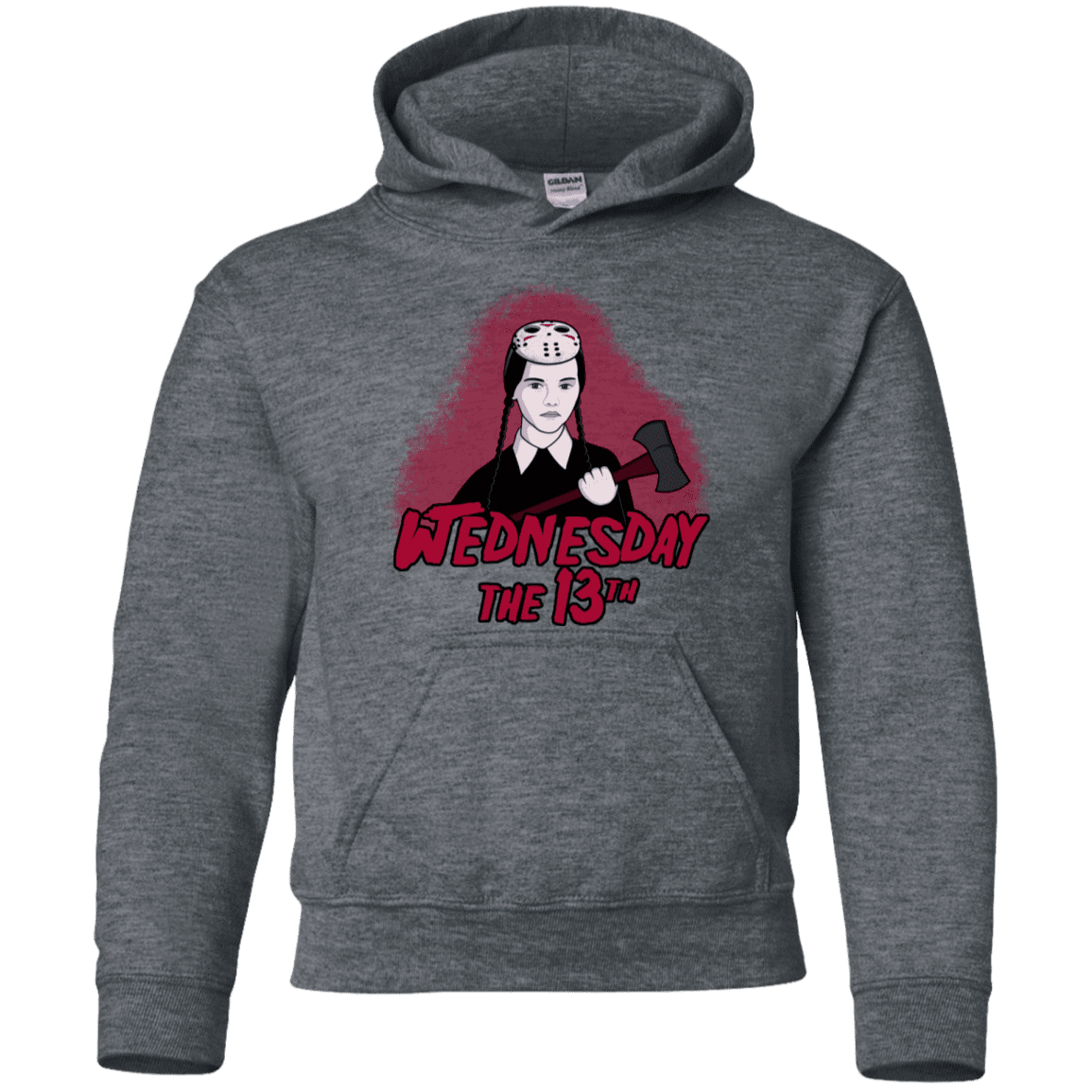Sweatshirts Dark Heather / YS Wednesday The 13th Youth Hoodie