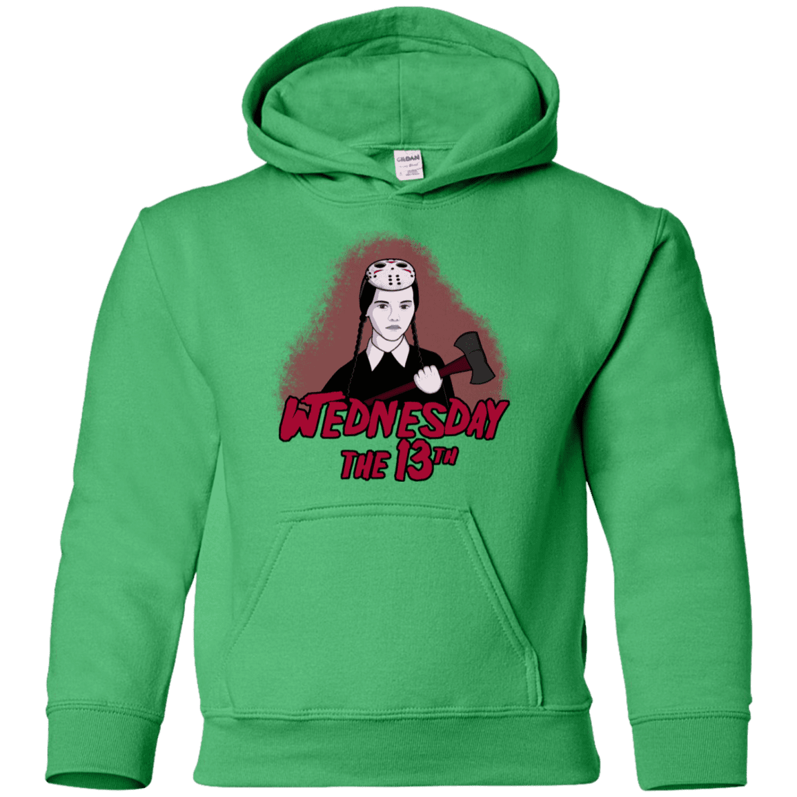 Sweatshirts Irish Green / YS Wednesday The 13th Youth Hoodie