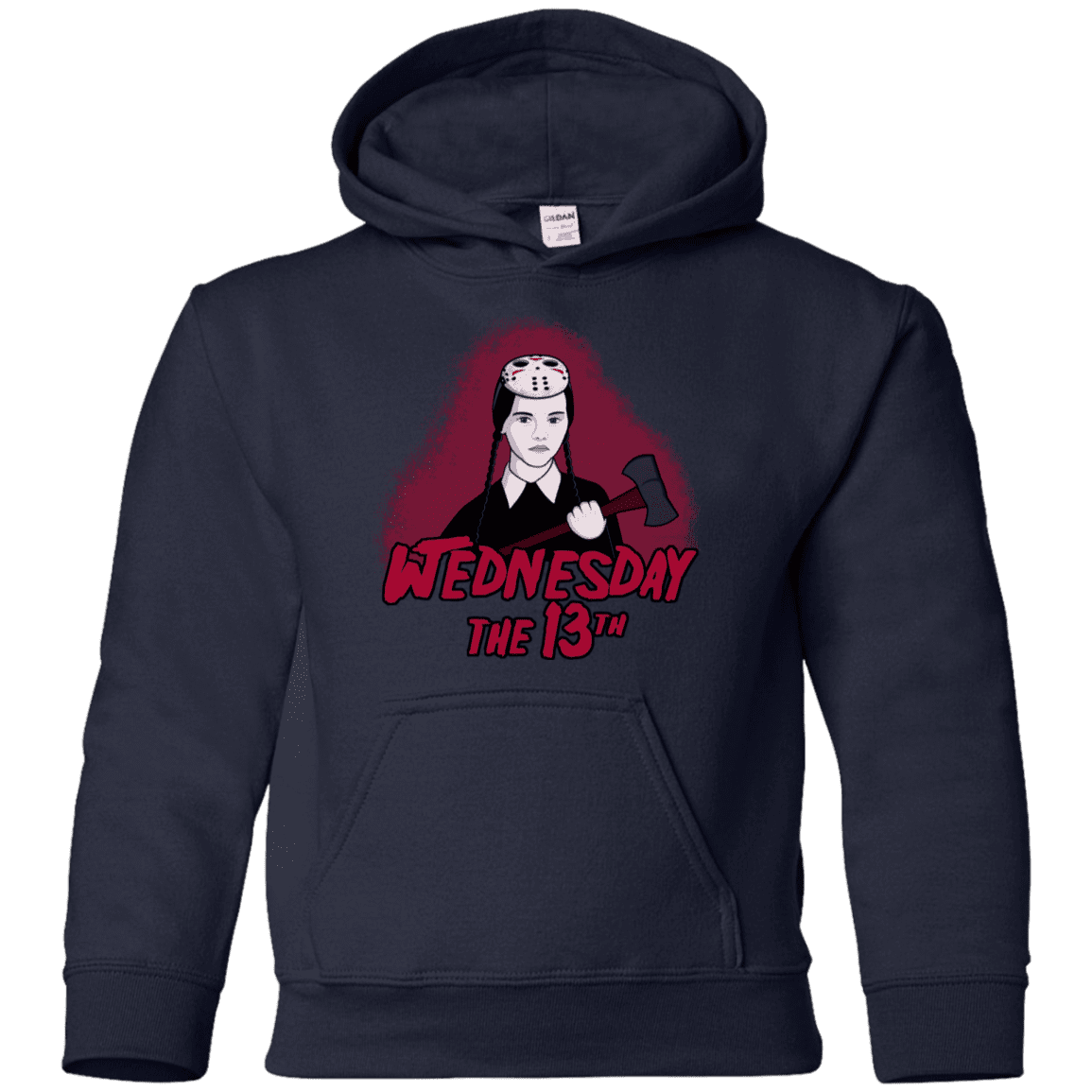 Sweatshirts Navy / YS Wednesday The 13th Youth Hoodie