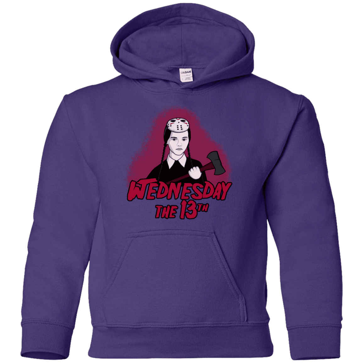 Sweatshirts Purple / YS Wednesday The 13th Youth Hoodie