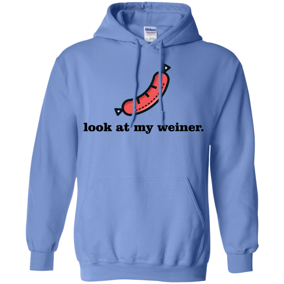 Sweatshirts Carolina Blue / Small Weiner Pullover Hoodie