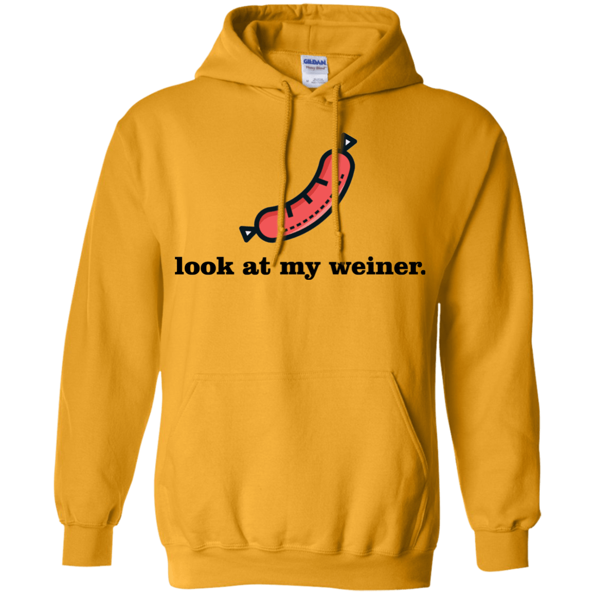Sweatshirts Gold / Small Weiner Pullover Hoodie