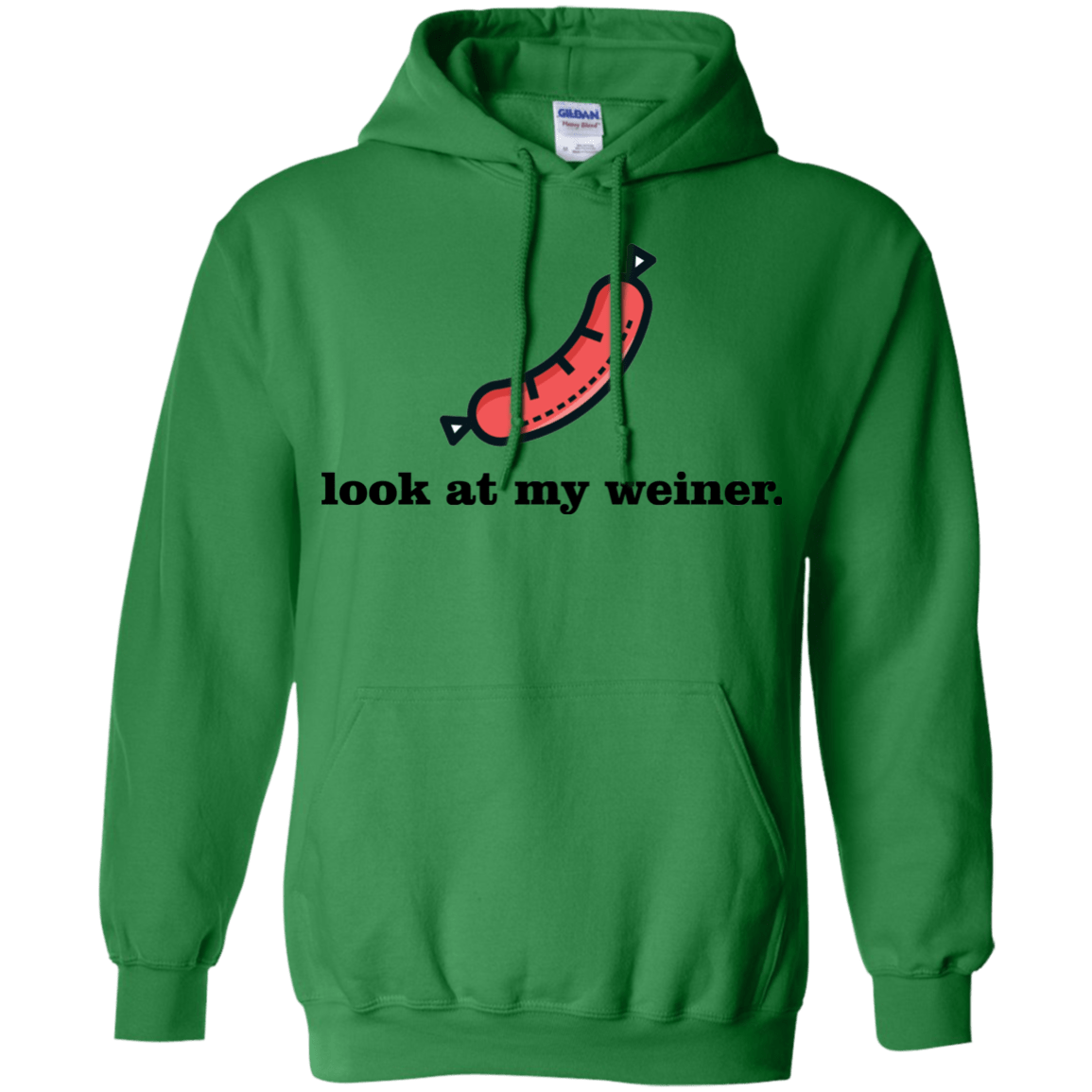 Sweatshirts Irish Green / Small Weiner Pullover Hoodie