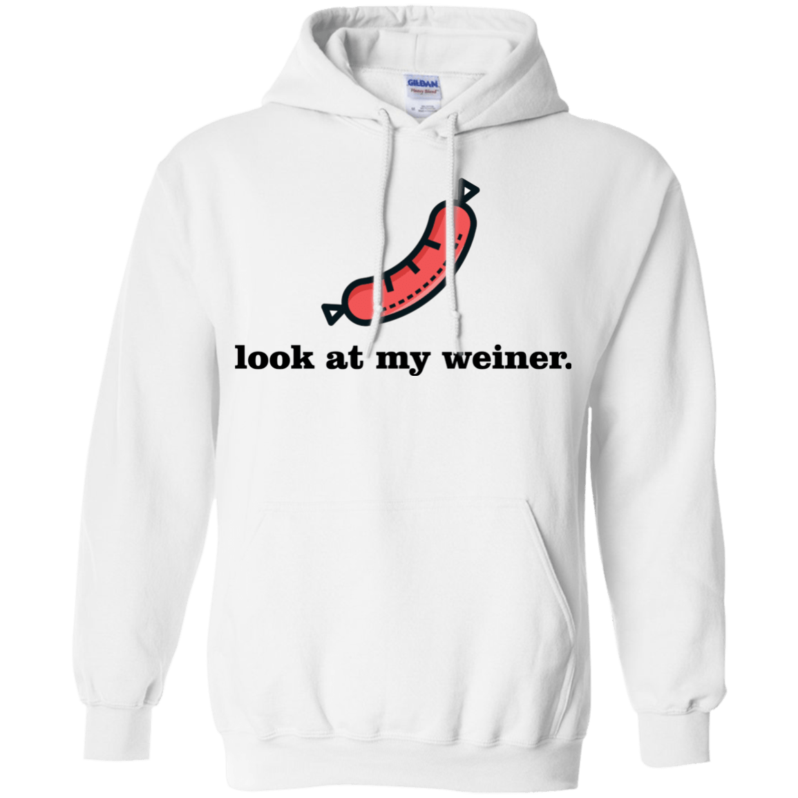 Sweatshirts White / Small Weiner Pullover Hoodie