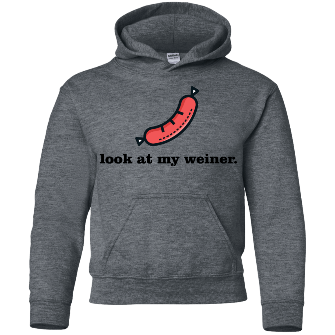 Sweatshirts Dark Heather / YS Weiner Youth Hoodie