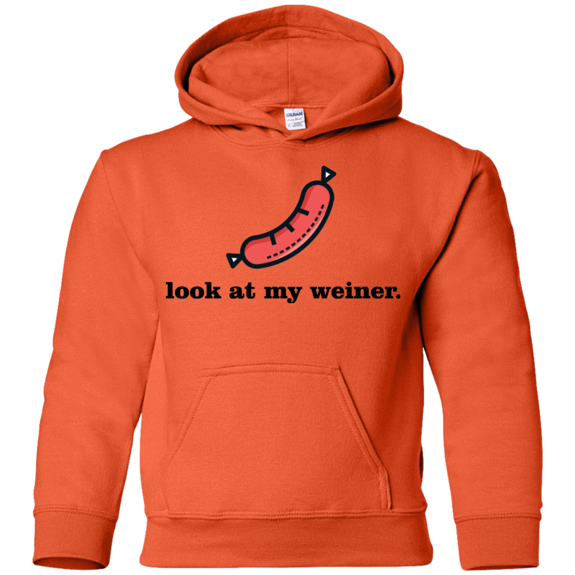 Sweatshirts Orange / YS Weiner Youth Hoodie