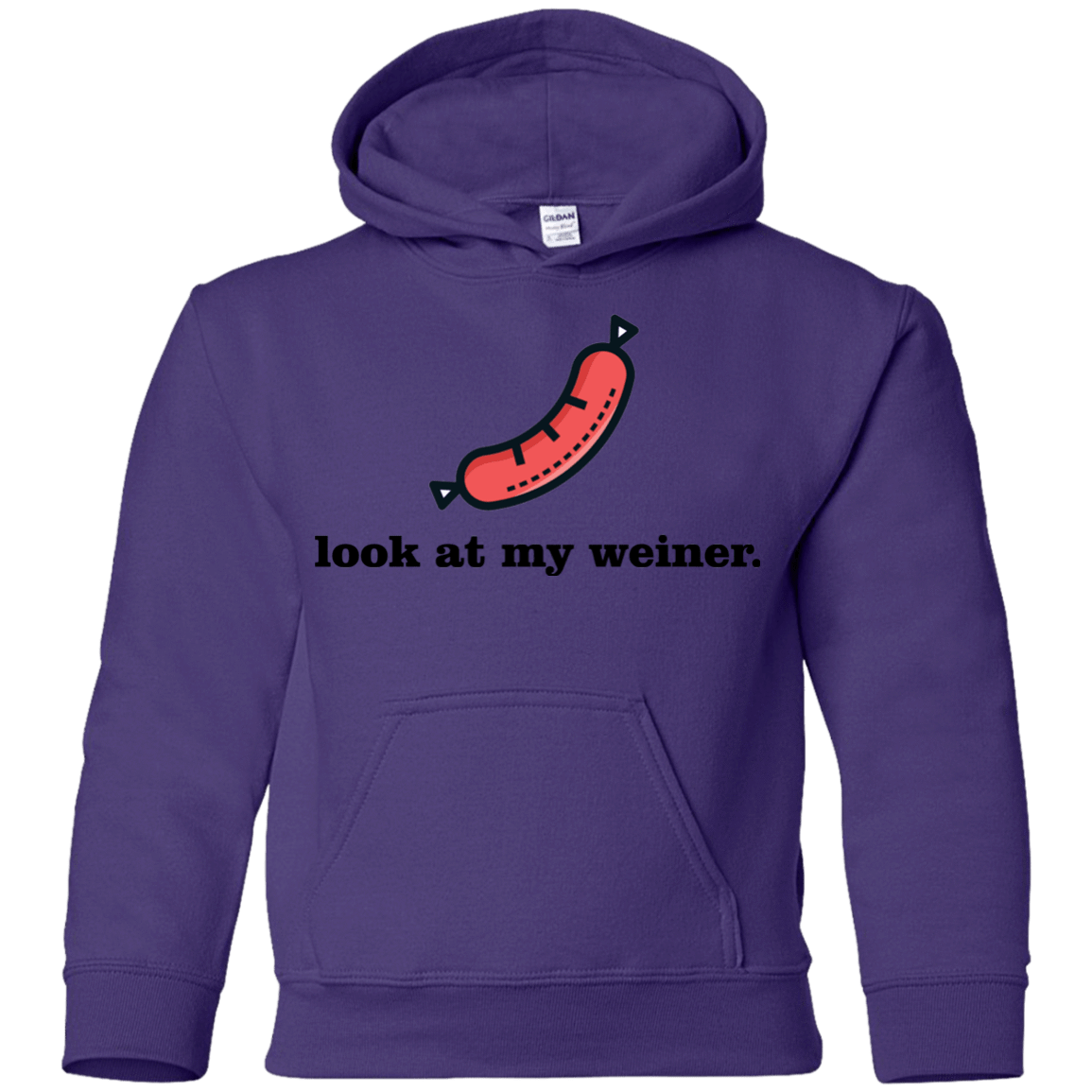 Sweatshirts Purple / YS Weiner Youth Hoodie