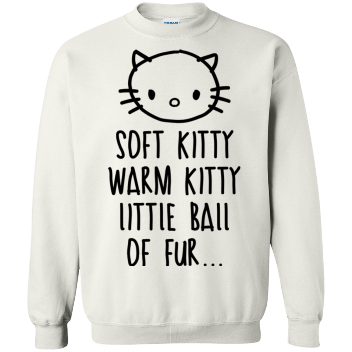 Sweatshirts White / Small Weird Kitty Crewneck Sweatshirt