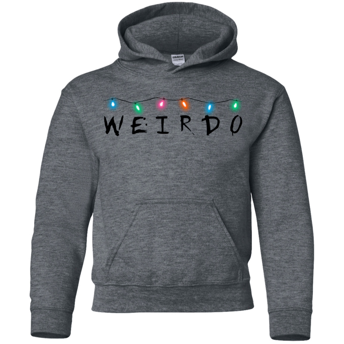 Sweatshirts Dark Heather / YS Weirdo Youth Hoodie