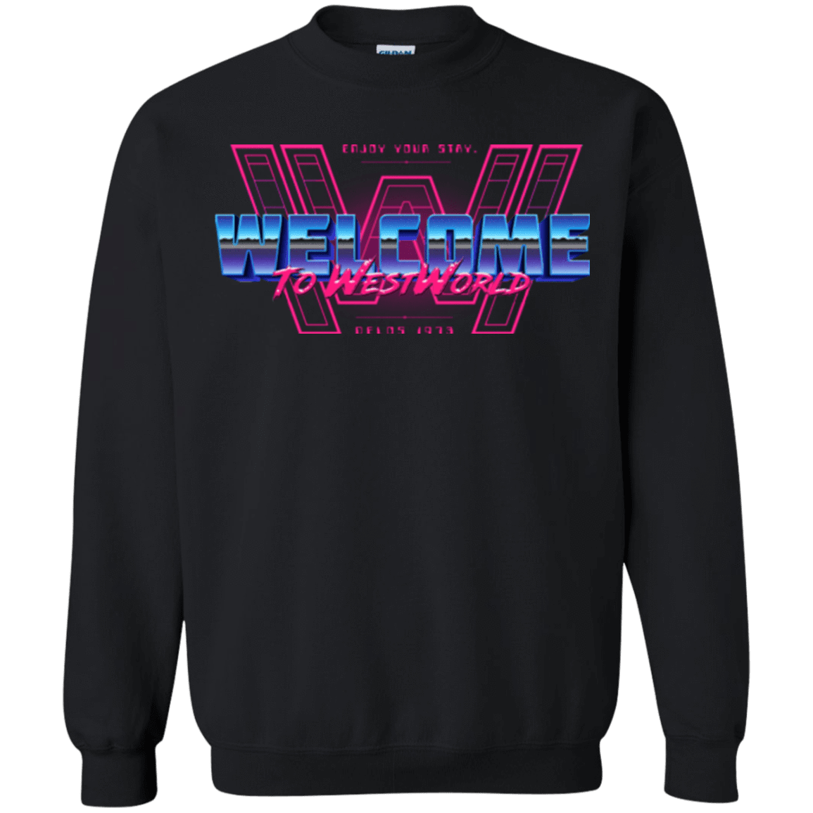 Sweatshirts Black / Small Welcome Crewneck Sweatshirt