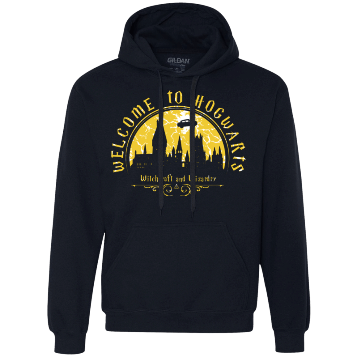 Sweatshirts Navy / Small Welcome to Hogwarts Premium Fleece Hoodie