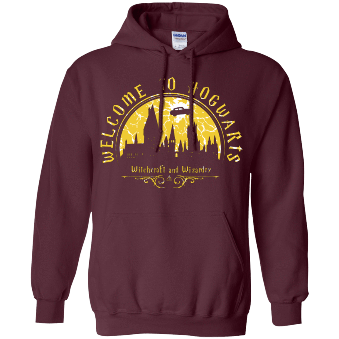 Sweatshirts Maroon / Small Welcome to Hogwarts Pullover Hoodie