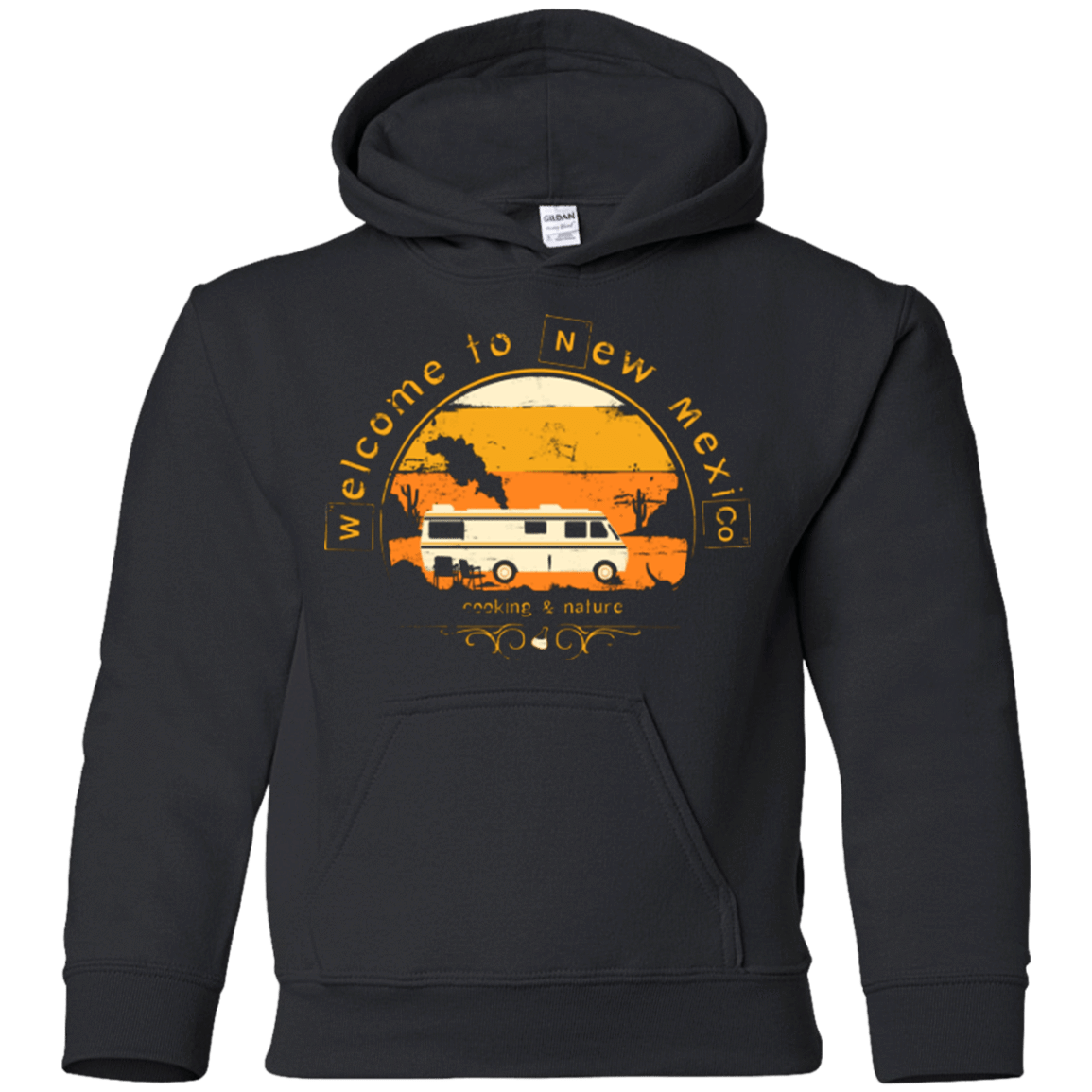 Sweatshirts Black / YS Welcome to New Mexico Youth Hoodie