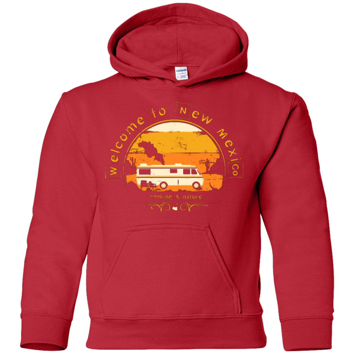 Sweatshirts Red / YS Welcome to New Mexico Youth Hoodie