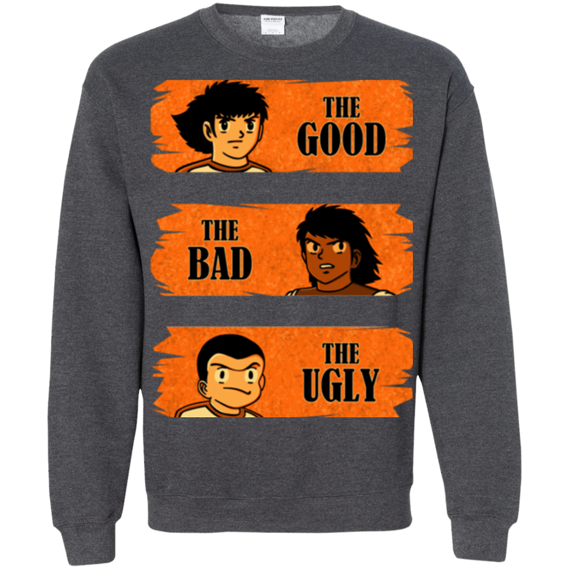 Sweatshirts Dark Heather / Small Western captains Crewneck Sweatshirt