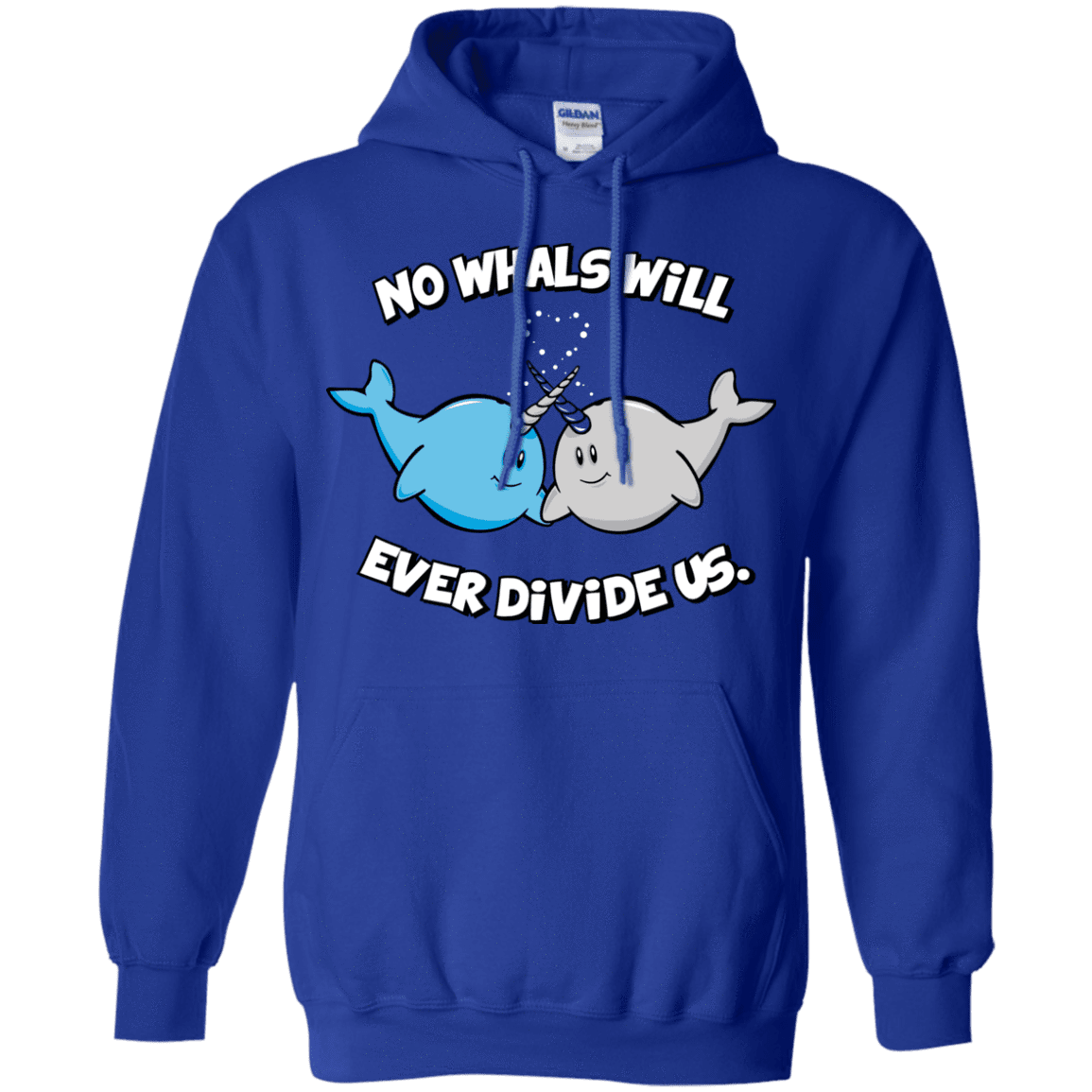 Sweatshirts Royal / Small Whals Pullover Hoodie