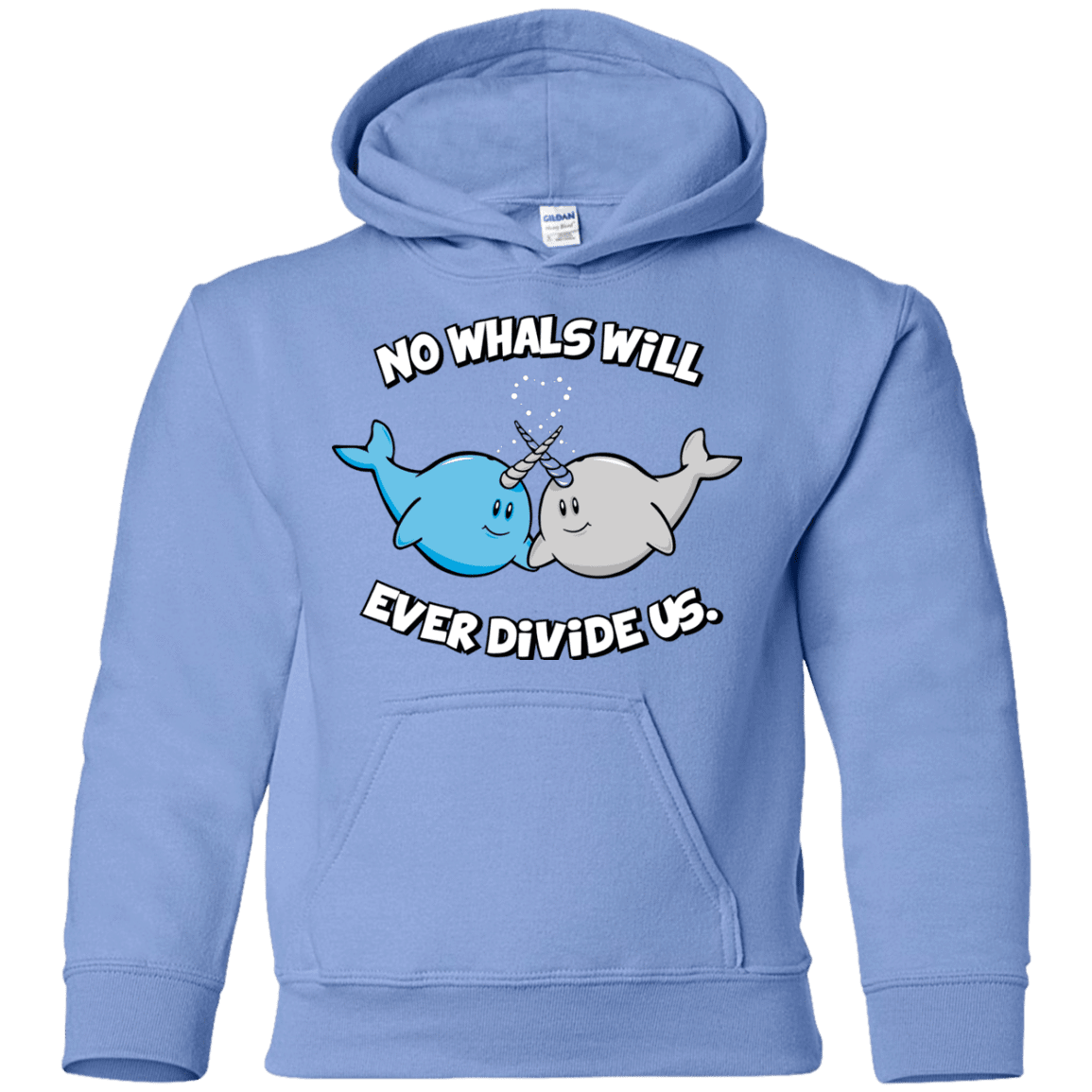 Sweatshirts Carolina Blue / YS Whals Youth Hoodie