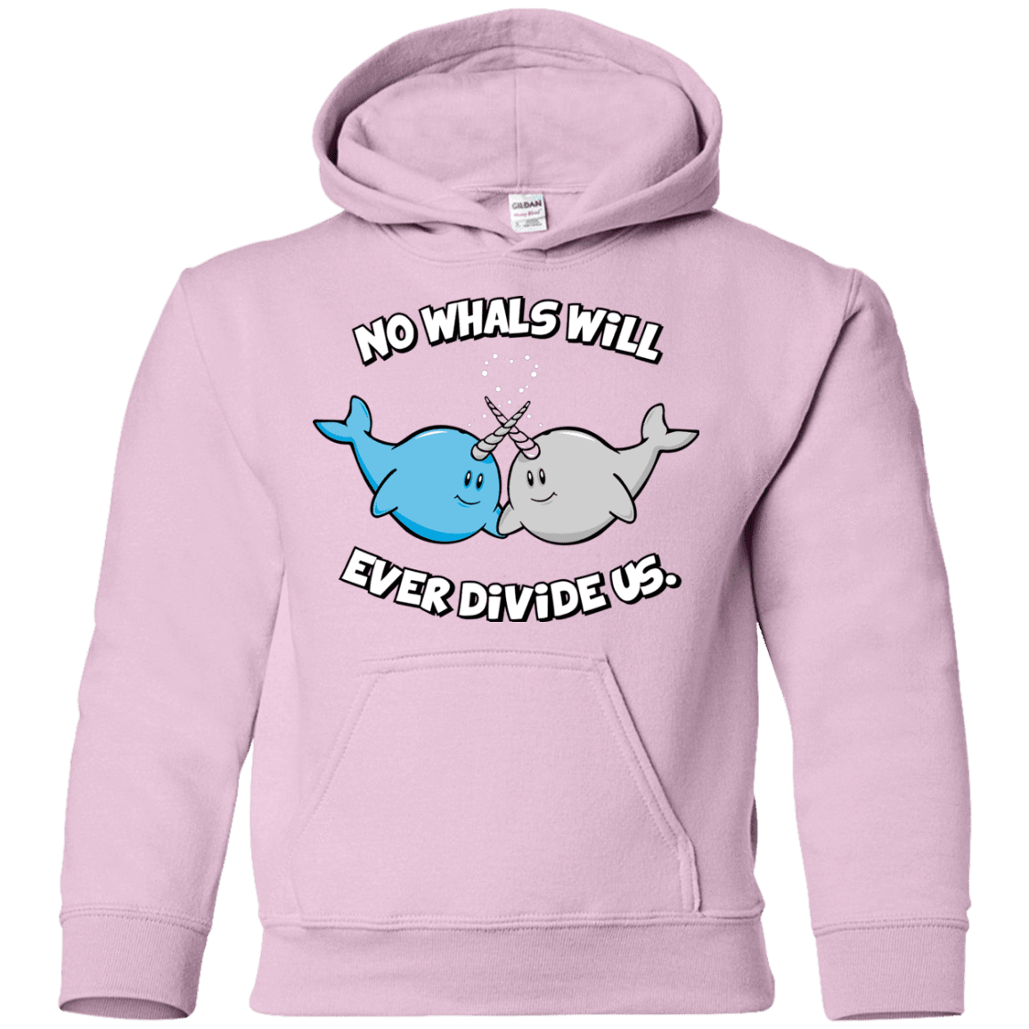 Sweatshirts Light Pink / YS Whals Youth Hoodie