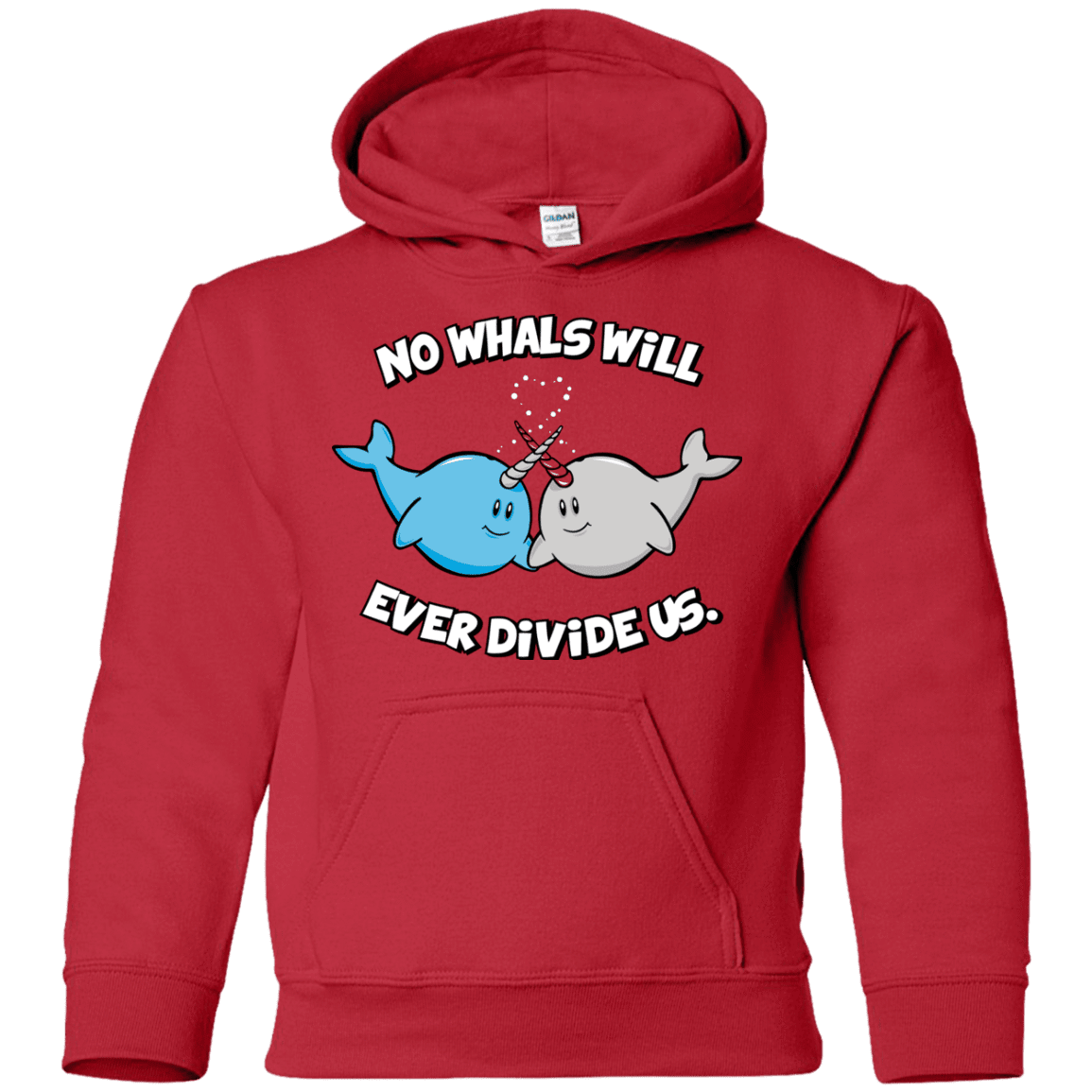 Sweatshirts Red / YS Whals Youth Hoodie