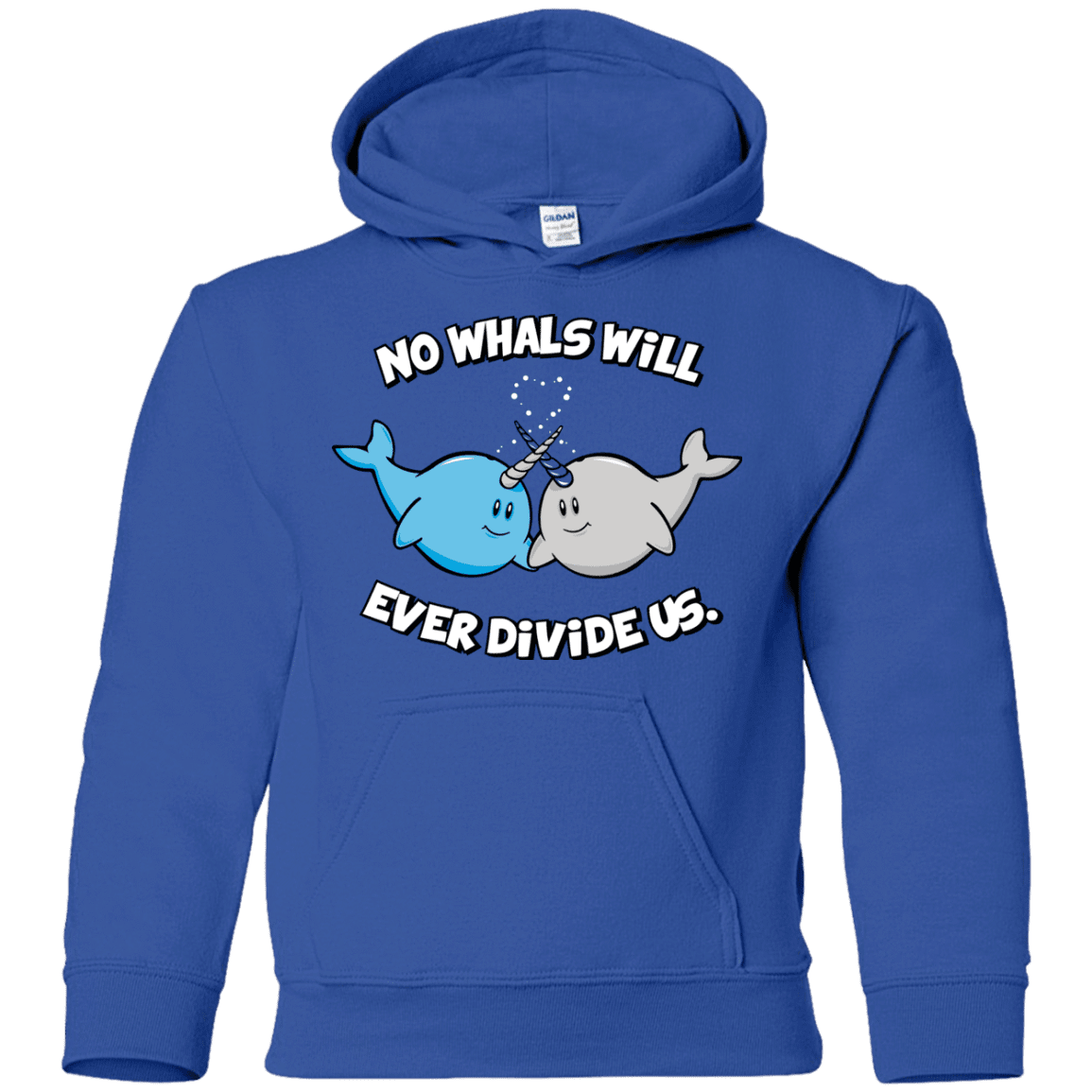 Sweatshirts Royal / YS Whals Youth Hoodie