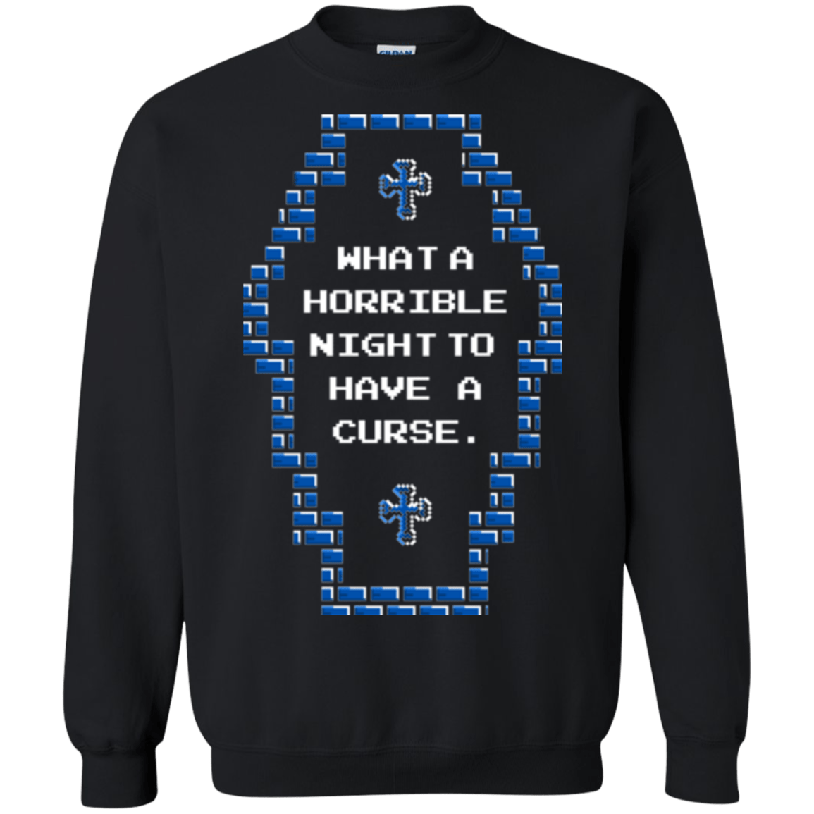 Sweatshirts Black / Small What a Horrible Night Crewneck Sweatshirt