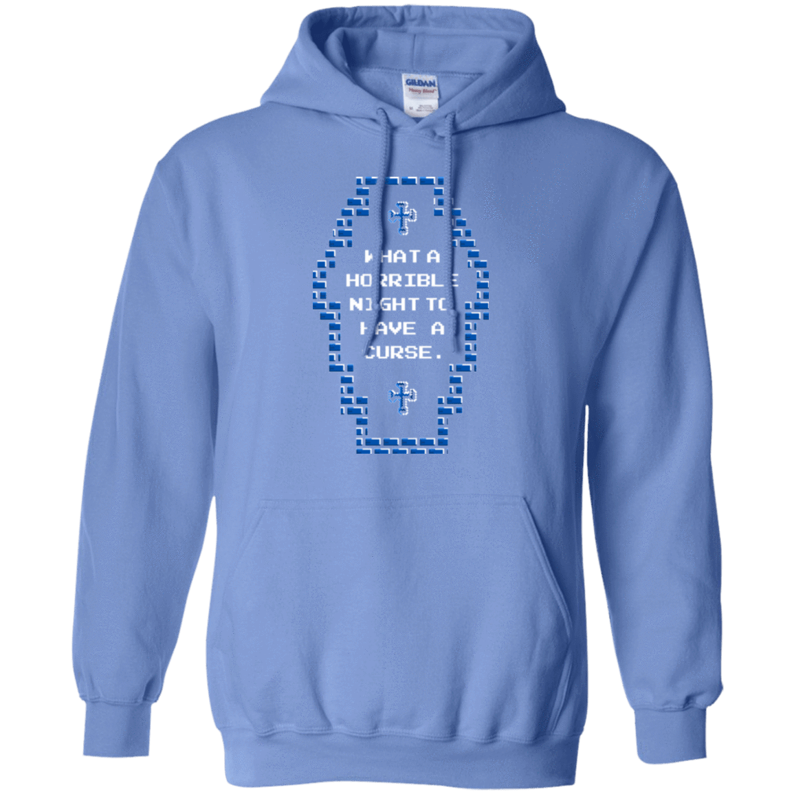 Sweatshirts Carolina Blue / Small What a Horrible Night Pullover Hoodie
