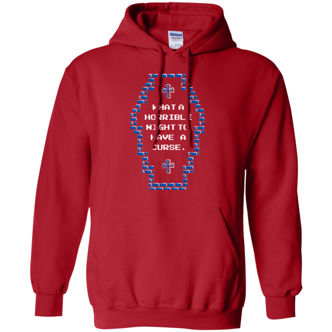 Sweatshirts Red / Small What a Horrible Night Pullover Hoodie