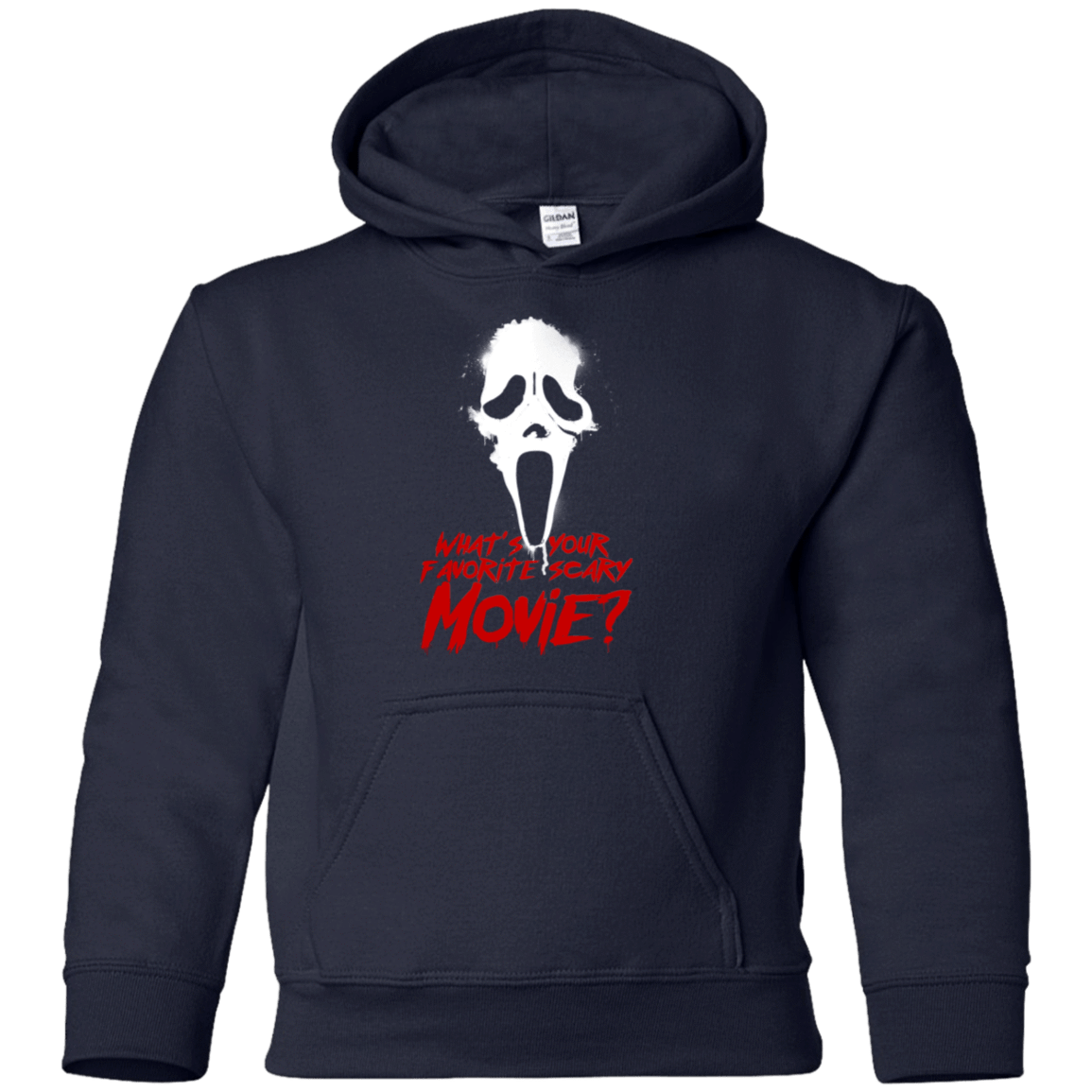 Sweatshirts Navy / YS What's Your Favorite Scary Movie Youth Hoodie