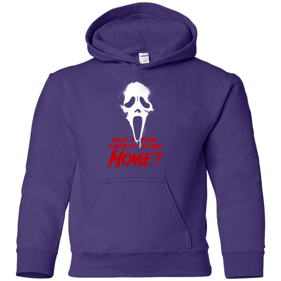 Sweatshirts Purple / YS What's Your Favorite Scary Movie Youth Hoodie