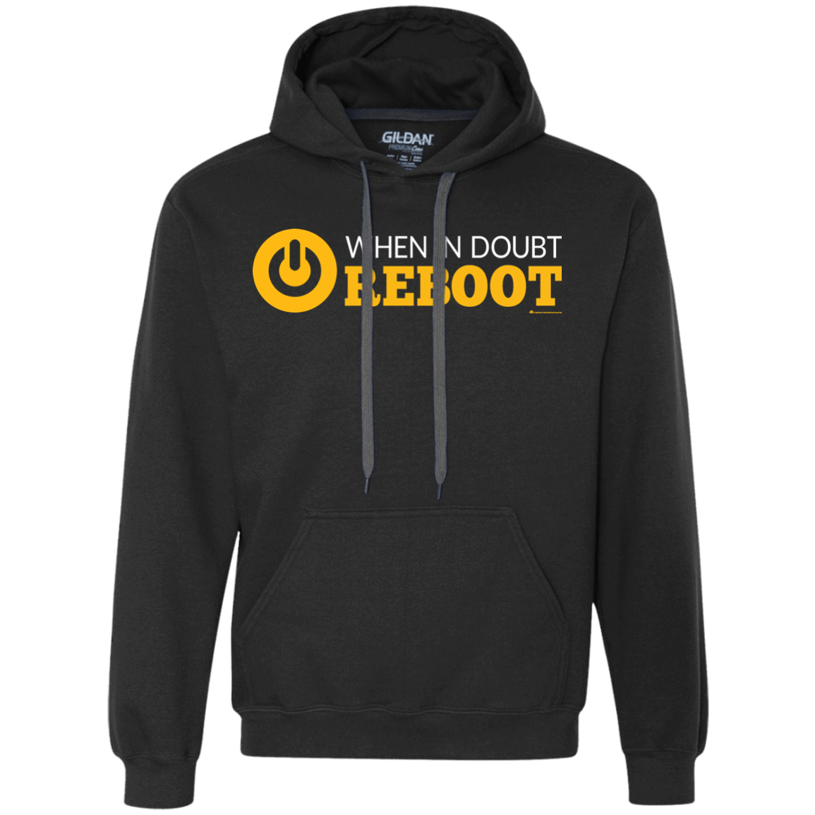 Sweatshirts Black / Small When In Doubt Reboot Premium Fleece Hoodie