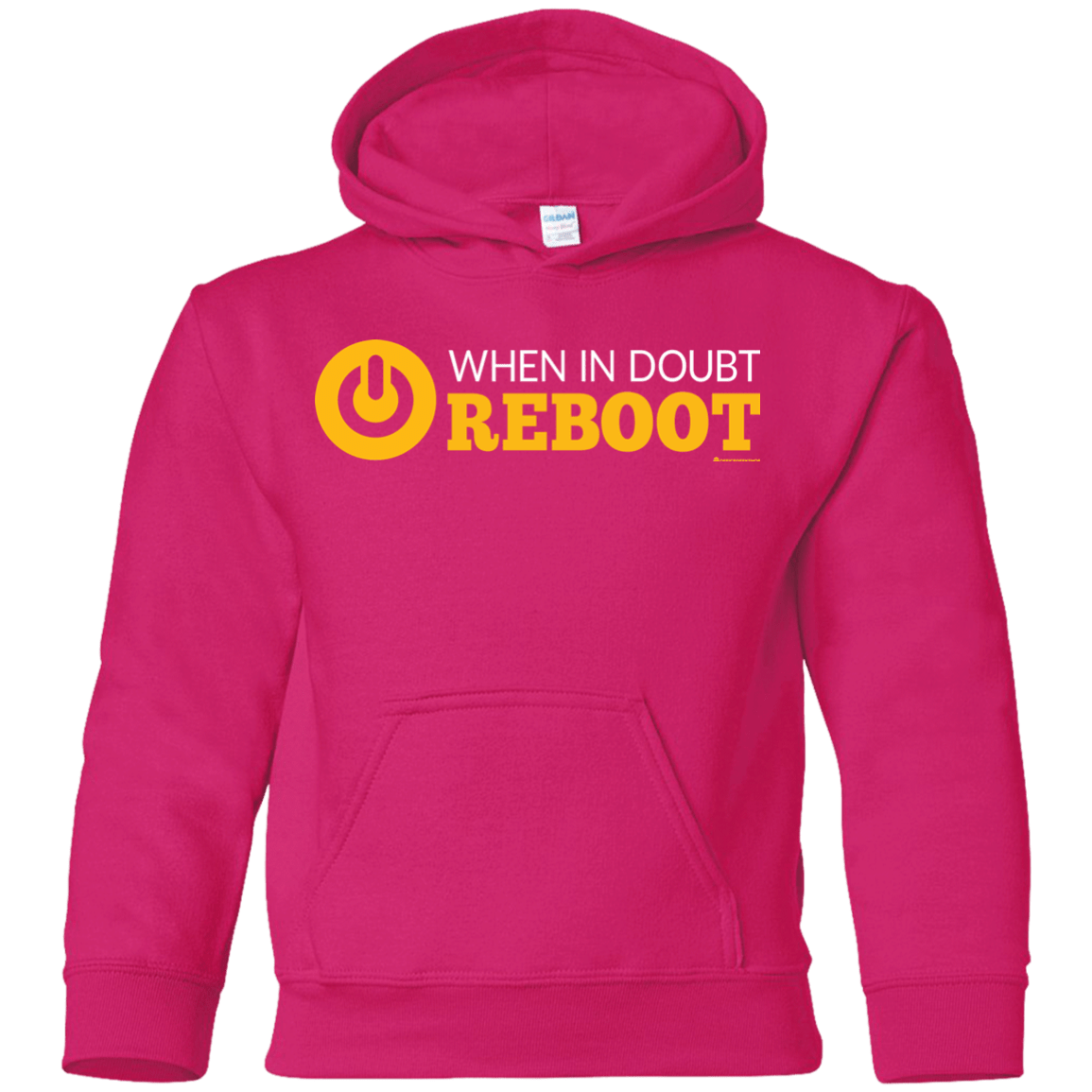 Sweatshirts Heliconia / YS When In Doubt Reboot Youth Hoodie