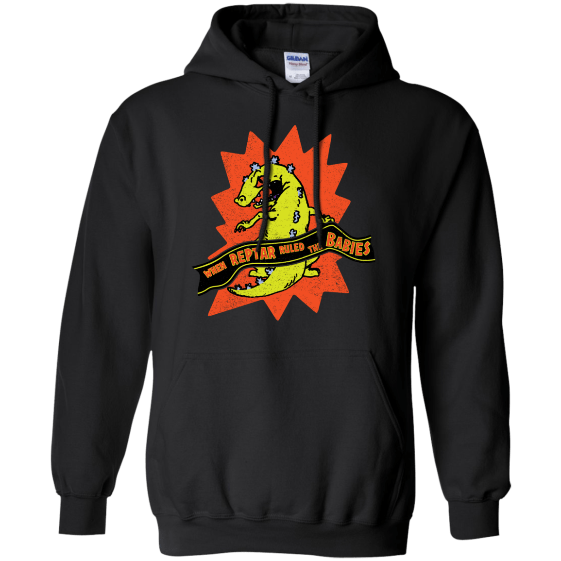 Sweatshirts Black / S When Reptar Ruled The Babies Pullover Hoodie