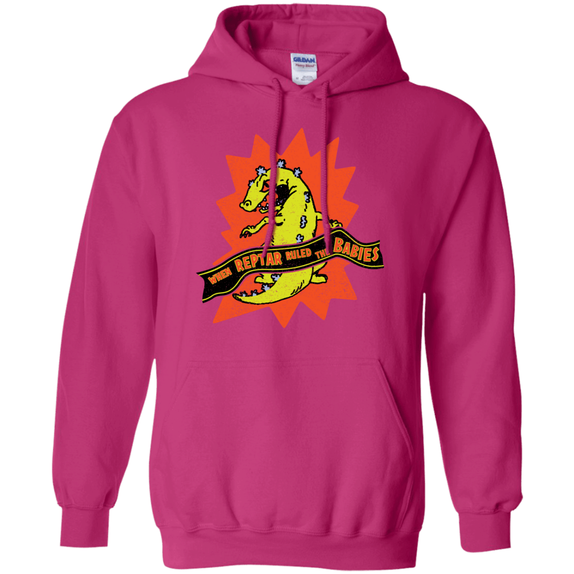 Sweatshirts Heliconia / S When Reptar Ruled The Babies Pullover Hoodie