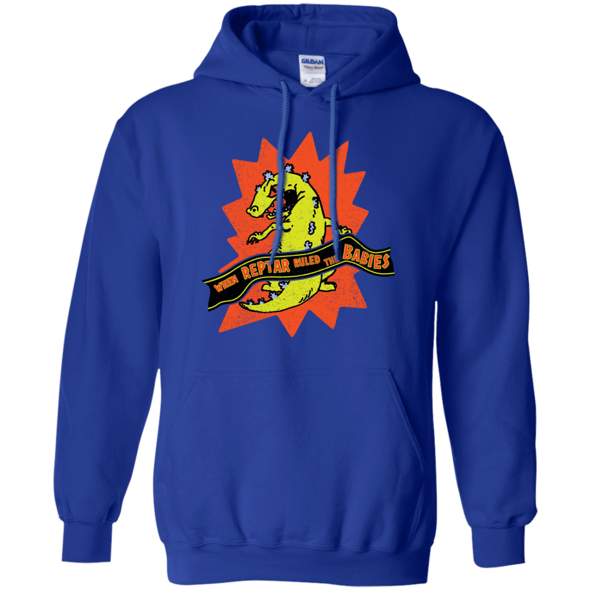 Sweatshirts Royal / S When Reptar Ruled The Babies Pullover Hoodie